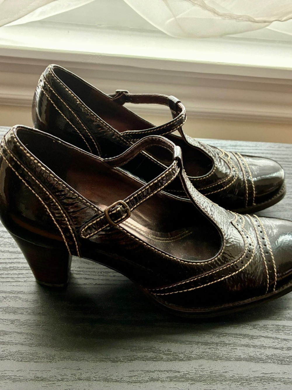 Vintage ECCO MaryJane T-Straps